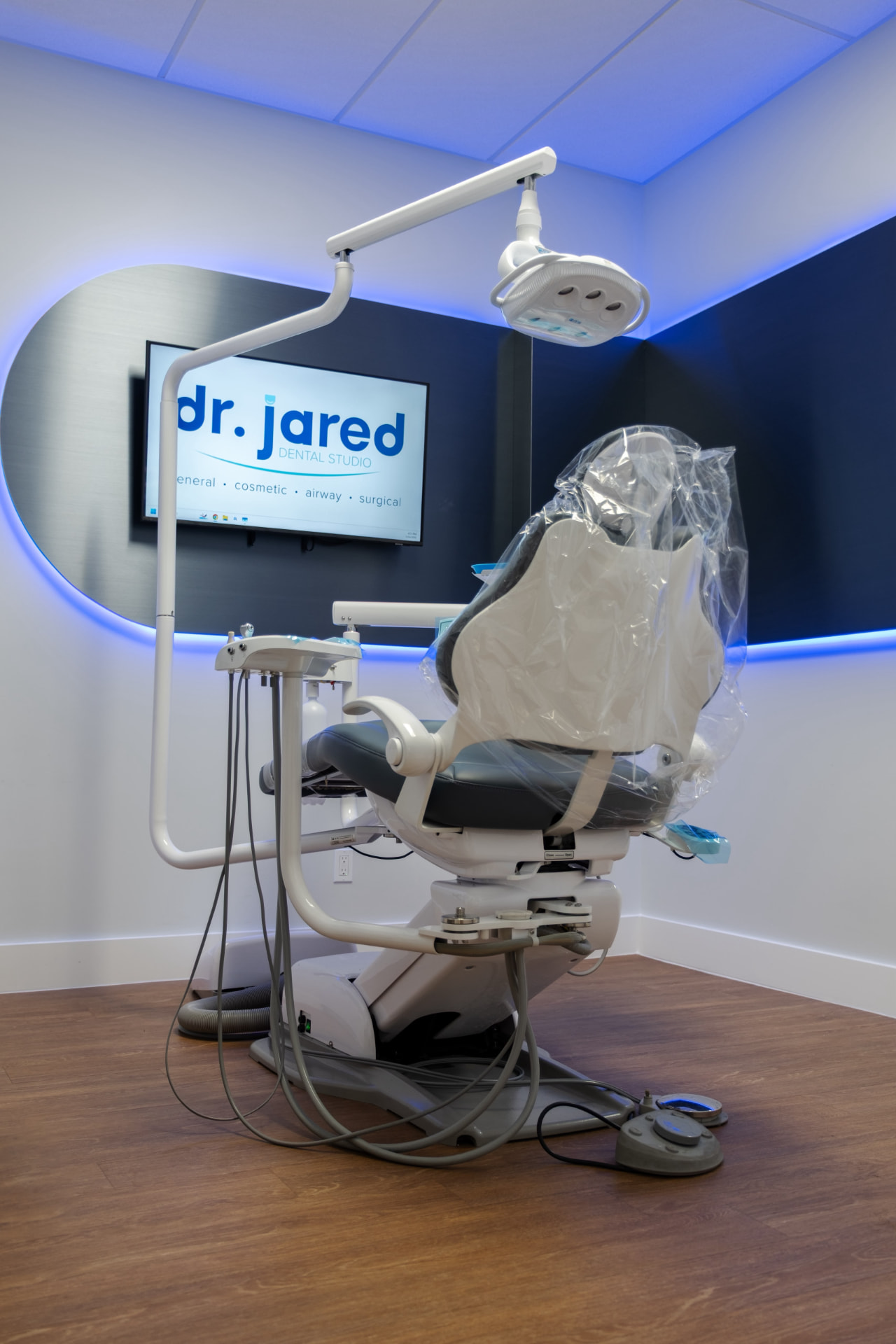 Modern dental treatment room with advanced equipment